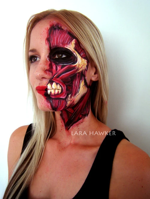 lara-hawker-zombie-facepaint