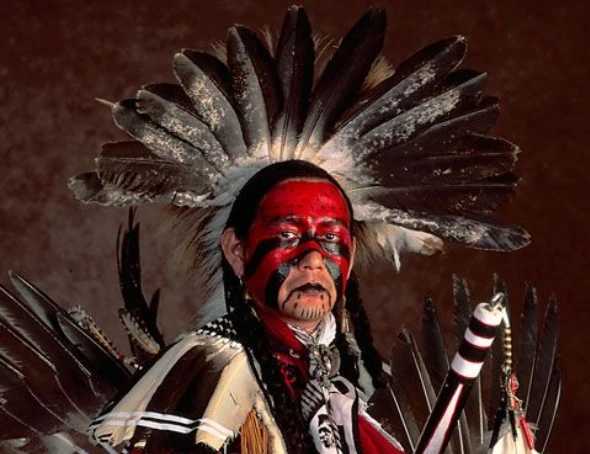 peinture-visage-indien