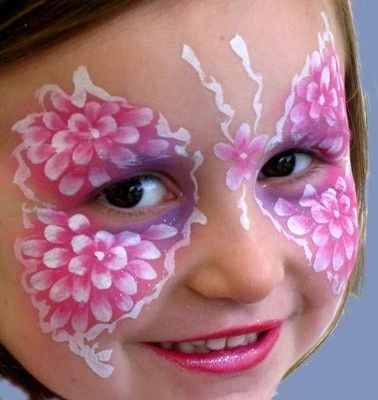 maquillae-papillon-fleurs